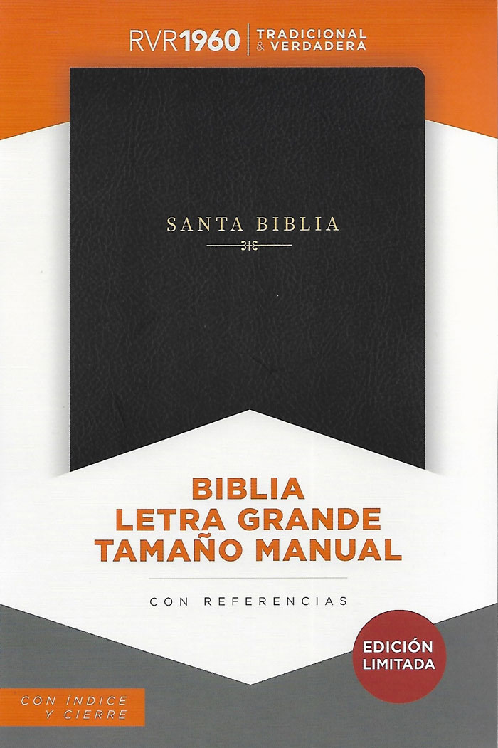 RVR60 Biblia Letra Grande Negro