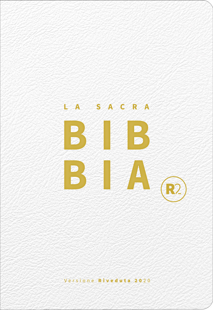 Bibbia a Caratteri Grandi R2 - Pelle Bianca