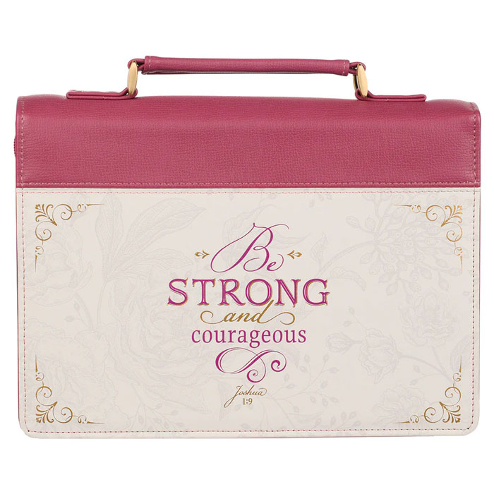 Copribibbia Strong and Courageous Pink Large