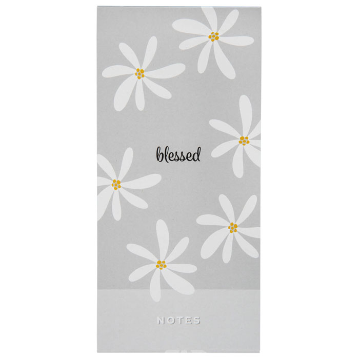 Block notes Blessed con margherite