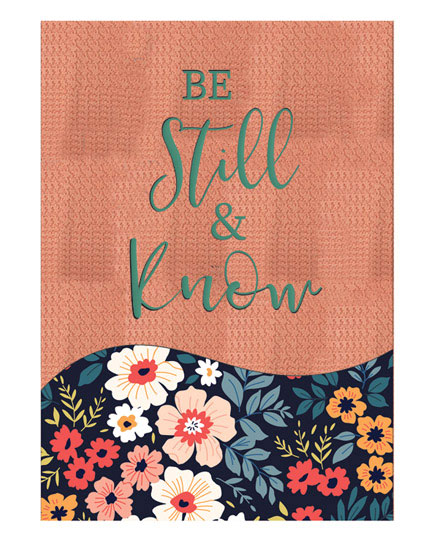 Quaderno Be still and know