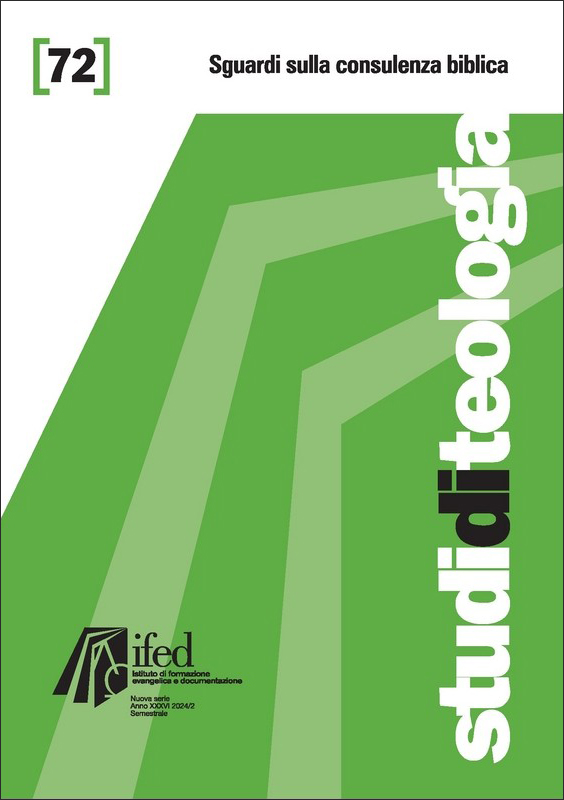 Sguardi sulla consulenza biblica - Studi di teologia n°72