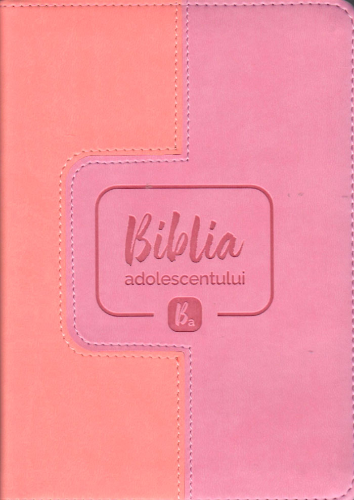 Bibbia in rumeno per giovani bicolore rosa - 18280
