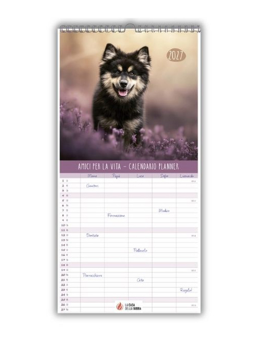 Calendario Planner Amici per la Vita 2027