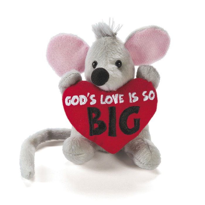 Pelouche Topolino "God's love is so big"