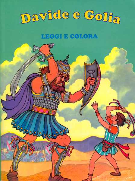 Davide e Golia - Leggi e colora